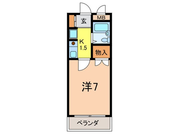 ジェンヌの物件間取画像